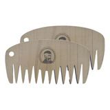 2 Pentes Para Barba Bigode Material Resistente Mdf Model 06