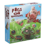 Juego De Pigs On Trampolines, Diversión Para Niños Y Familia