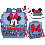 Mochila Lonchera Bolsa Minnie Mouse Disney Store + Regalo