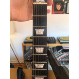 Guitarra Gibson Les Paul Negra Con Placa Plateada Año 2005