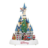 Castillo Disney Animado Navidad Musical Con Luces Navideño