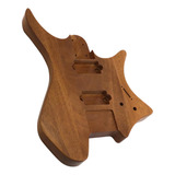 Cuerpo De Guitarra Inacabado De Madera De Caoba Para Guitarr