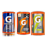 3 Gatorade Polvo Sabor Uva Naranja Lima-limon 2.38 Kg C/u