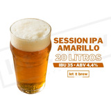 Kit Insumos Receita Session Ipa Amarillo 20l + 2 Brindes