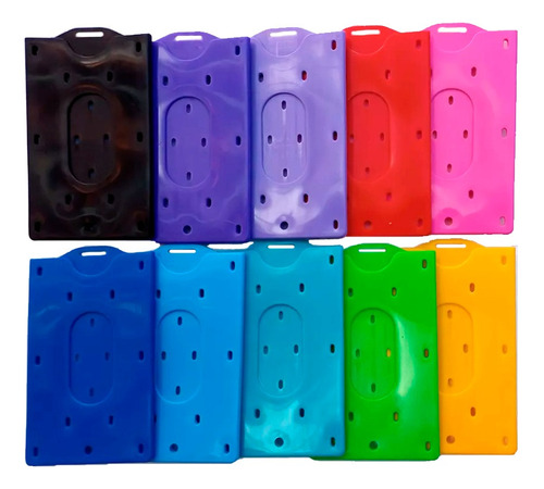 Porta Sube Portasube X 50u Plasticas Colores Surtidos