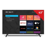 Smart Tv Led 43'' Aoc 43s5135/77g Fhd Roku Wifi Hdmi