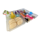 Organizador Maquiagem Cosméticos Banheiro Gaveta Kit 25 Pcs