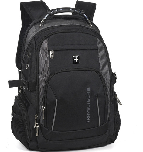 Mochila Travel Tech Wasai Portanotebook Acolchada Ejecutiva 