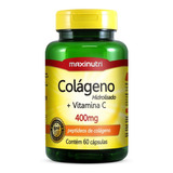 Colágeno Hidrolisado + Vitamina C Maxinutri C/ 60 Cápsulas