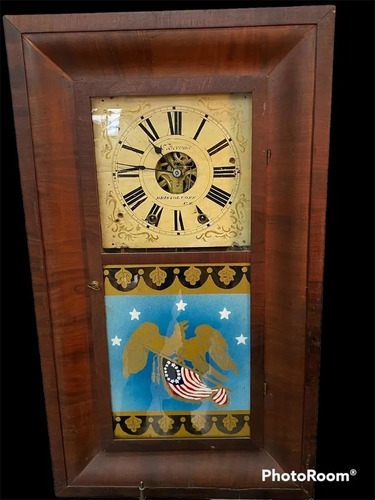 Hermoso Reloj Antiguo Chauncey Jerome Bristol