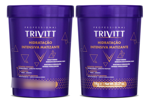 Kit 2 Hidratação Intensiva Itallian Trivitt Matizante - 1 