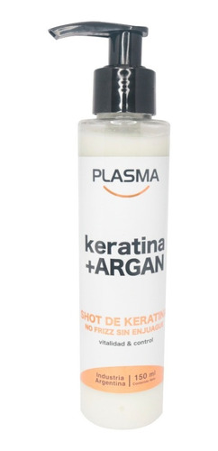 Shot De Keratina Keratin+argan Plasma Mantenimiento Alisado