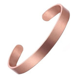 Pulseira Cobre Puro 100% Sabona Bracelete Unissex Lisa Luxo