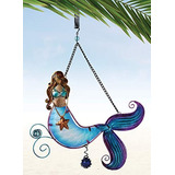 Puesta Del Sol Vista Diseños Metal Y Vidrio Mermaid Bouncy H