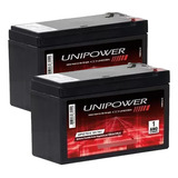  2battery Unipower Up1270e 12vdc 7ah Sms Apc Original