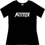 Blusa Accept Dama Rock Metal Tv Camiseta Urbanoz