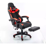 Sillon Silla Gamer Pro Playstation Pc Apoya Pies Oficina