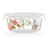 Recipiente De Comida De Vidrio Pequeño Lenox Butterfly Meado