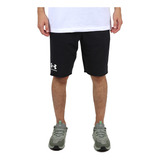 Short Entrenamiento Under Armour Rival Terry Hombre En Negro