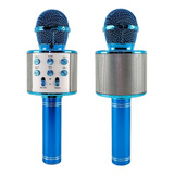 Microfone Bluetooth Karaokê Sem Fio Infantil Muda Voz Música