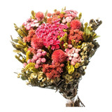 Buquê Preservado Rústico Colorido N5 I Flores Desidratadas