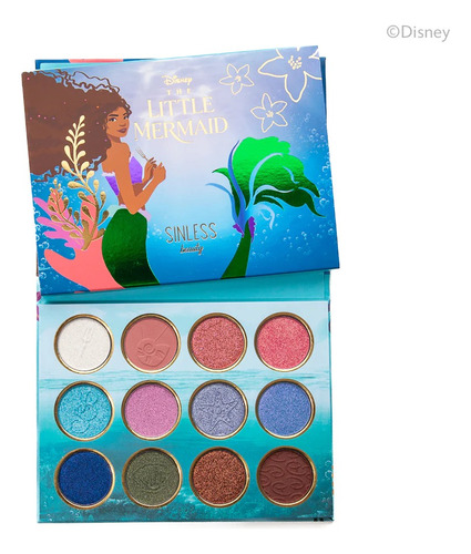 Disney The Little Mermaid - Paleta De Sombras - 12 Tonos