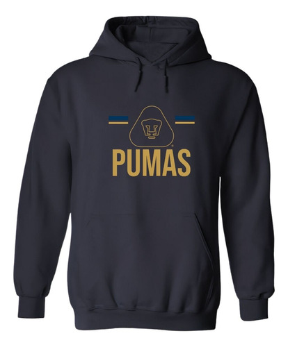 Sudadera Pumas Unam Deportiva Hombre Hoodie Insignia