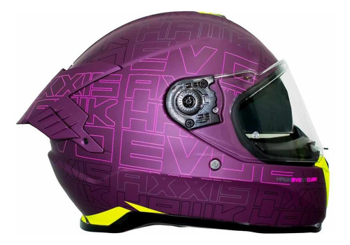 Casco Integral Axxis Hawk Evo Cubik Rosa Mate Ece Y Dot