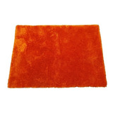 Tapete Decorativo Ultra Shag Naranja Super Peludo 1.15x1.6mt