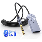 Receptor Usb Bluetooth 5.0 Para El Coche Con Toma 3.5mm Aux