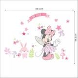 Vinil Decorativo Minnie Mouse Adhesivo Stickers Recámaras 