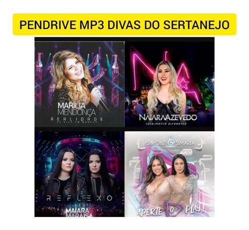 Pendrive Divas Do Sertanejo