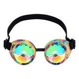 Lelinta Kaleidoscope Rave Steampunk Rave Gafas Gafas Con Cri