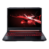 Laptop  Gamer  Acer Aspire Nitro 5 An515-54 Obsidian Black 15.6 , Intel Core I7 9750h  16gb De Ram 256gb Ssd, Nvidia Geforce Rtx 2060 144 Hz 1920x1080px Windows 10 Home