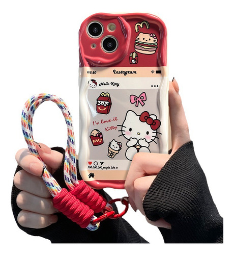 Found For iPhone 15,14,13, 12, 11, 6s Lindo Hello Kitty
