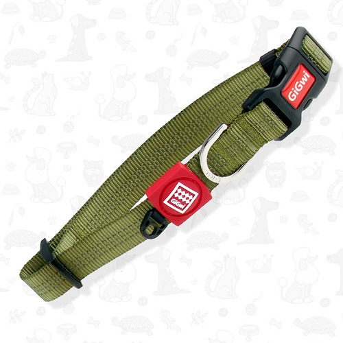 Gigwi - Collar Color Verde Talla Xl Perro