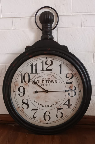 Reloj Pared Redondo Vintage 1 Metro Alto X 70cm Ancho