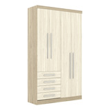 Guarda Roupa Master Modulado 4 Portas 4 Gavetas Luciane