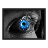 Quadro Decorativo Olhos Efeito Medicina Oftalmologia Decorar