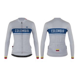 Camisa Manga Larga Mujer Colombia Escaladores Gw