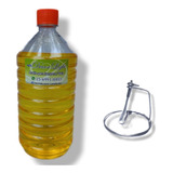 1 L Aceite Lampara (parafina Liq) Con Citronella +20 Mechero