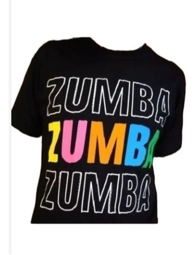 2 Remeras Zumba Triple Varios Colores Algodon 100% Premium