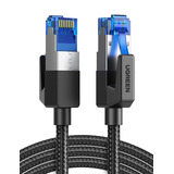 Patch Cord Rj45 Cat8 3 Mt Cabo Rede Stp Blindado 40gbps