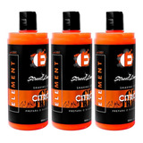 Kit 3 Shaving Gel Citric Neon Element Alfa Looks 500ml