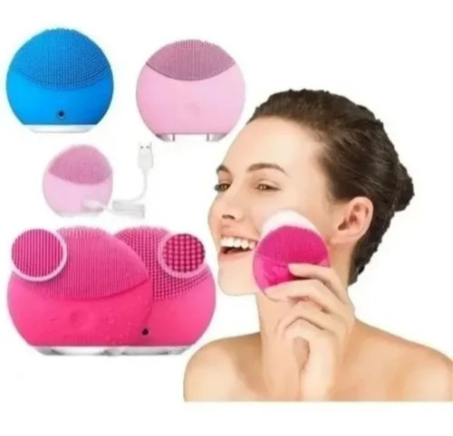 Masajeador Limpiador Facial Recargable Lavable 8 Potencias 
