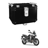 Baú Atacama 43l Cb500x Aluminio Top Case Bráz Bolsa/encosto