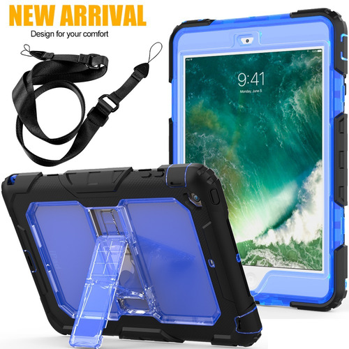 Funda Protector Uso Rudo Con Correa Para iPad Mini 1 2 3