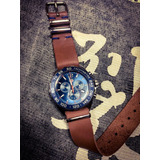 Malla Nato Cuero P/ Reloj Tag Rolex Tissot Tommy Seiko [dl/a