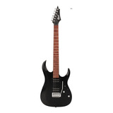 Guitarra Eléctrica Cort X Series X100 De Meranti Black Poro Abierto Con Diapasón De Jatoba