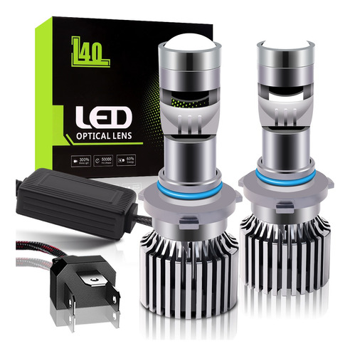 Kit De Focos Led H4 H7 H11 9005 9006 Lupa Proyector Auto Csp